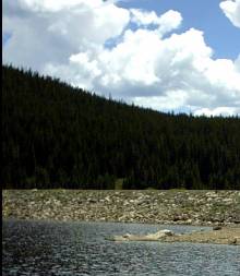 View of Mountain Lake