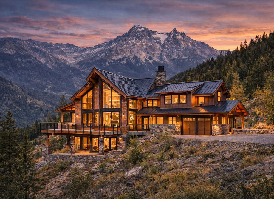 Image of House on mountain